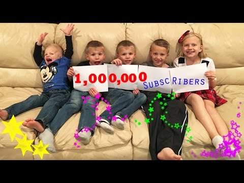 1,000,000 SUBSCRIBERS – THANK YOU!!!