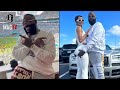 Rick ross takes new boo cristina mackey to his luxury suite at the dolphins game 