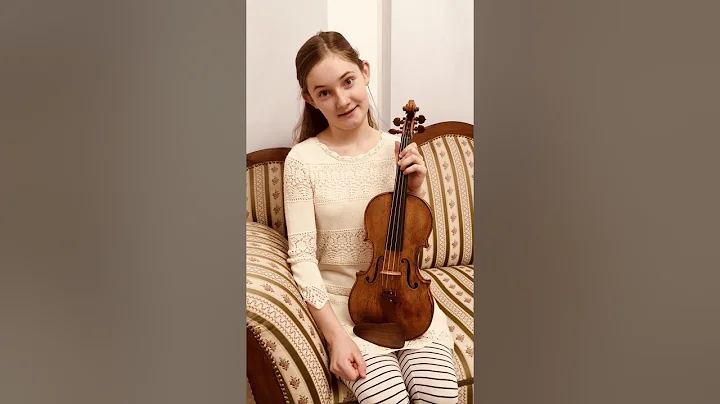 Alma's new violin