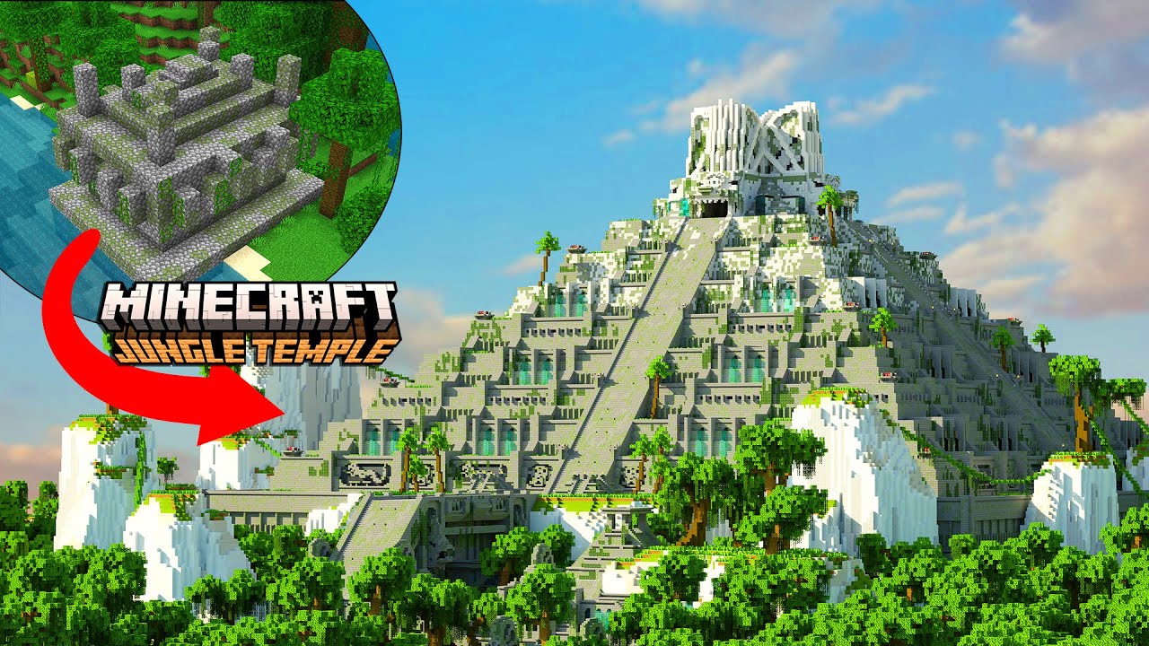Transforming a Minecraft Jungle Temple! YouTube