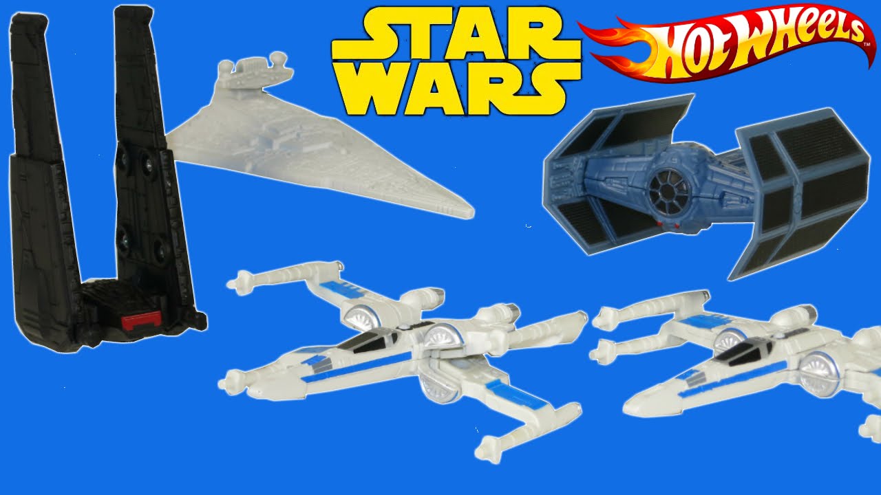 STAR WARS THE FORCE AWAKENS TOYS SHIPS KYLO REN DARTH VADER X WING TIE  DUELER - YouTube