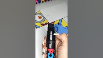 One Drawing BUT In 4 Different Styles Part 2! 💛Bob Minion💛 #shorts #satisfying #drawing