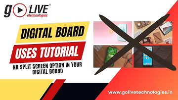 Maxhub Smartboard Tutorial: No Split Screen Option in Your Digital Board | GoLive eTechnologies