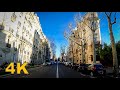 🇨🇵Walking in PARIS, FRANCE: Avenue VICTOR HUGO and streets around Arc de Triomphe 4K UHD