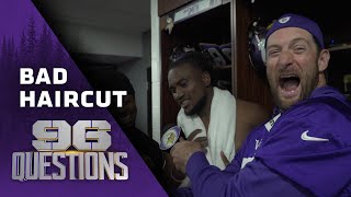 96 Questions: What Do You Think of This Hair Cut? | Minnesota Vikings