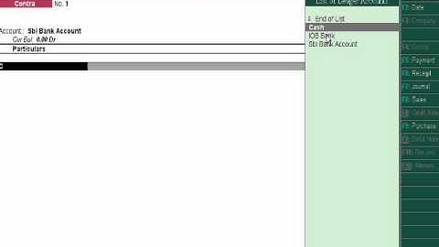 Tally.erp 9 (Part 11) - Simple Voucher Entries