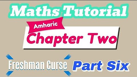 Freshman Mathematics:- Chapter two|| Part 6|| Integers | Freshman #AtcTube #Tutorial #Maths  #abdi