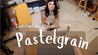NEW Pastelgrain by Clairefontaine and how it compares to Pastelmat!