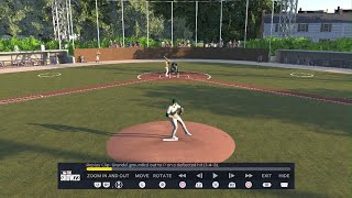 MLB The Show 23 | Yasmani Grandal kills the pitcher then casually trots to first base.
