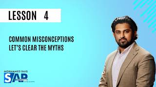 COMMON MISCONCEPTIONS: LETS CLEAR THE MYTHS.