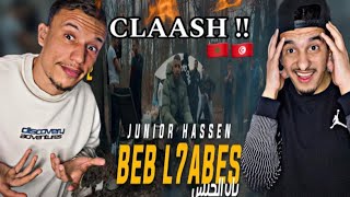 Junior Hassen - Beb L7abes | باب الحبس (Reaction)🇲🇦🇹🇳 Clashh Scara 🔥