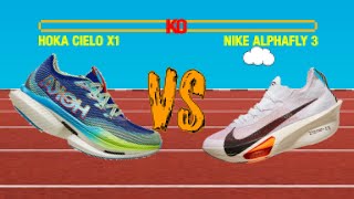 Shoe Battle: Hoka Cielo X1 vs. Nike Alphafly 3