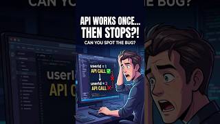 Your API Works Once… Then Stops 😳 | JavaScript Interview Challenge #coding
