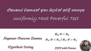 Uniformly Most Powerful Test | Statistics & Hypothesis Testing