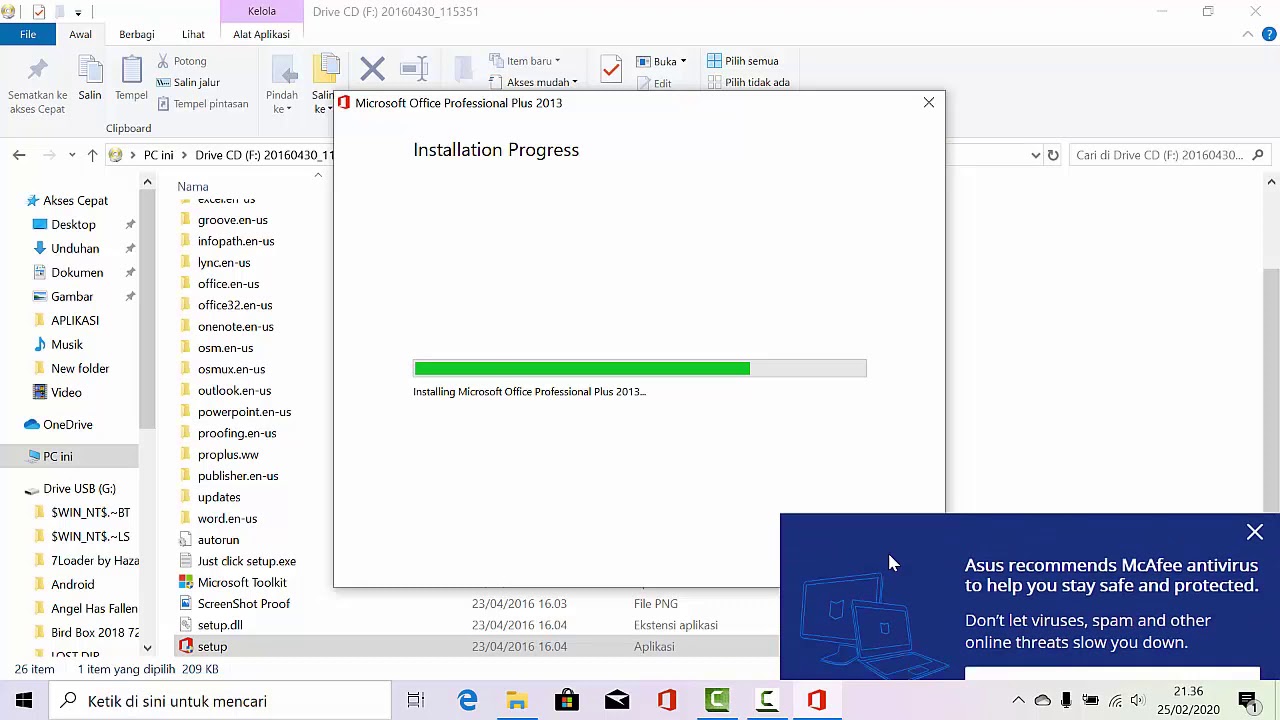 Cara Instal Microsoft Office 2013 di Windows 10 64 Bit ...