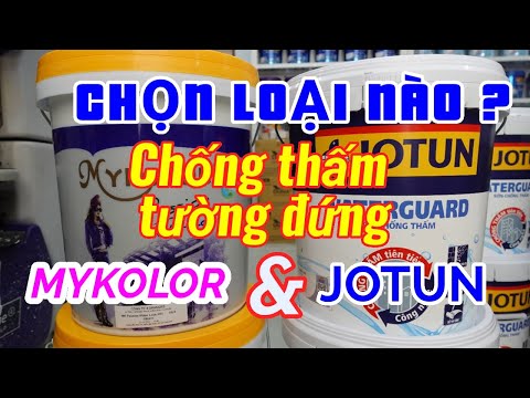 Video SO SÁNH Chống thấm tường đứng JOTUN Waterguard vs... - youtube