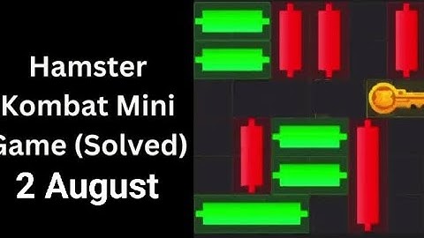 Hamster Kombat 🐹 2 August Mini-Game (puzzle solved) #hamsterkombat #minigames #shortvideos
