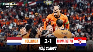 Hollanda 2-1 Hırvatistan | 4.Zafer Kupası H Grubu