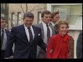 President Reagan and Nancy Reagan at Christ Church in Alexandria on February 21, 1982