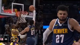 JAMAL MURRAY POSTERIZES LBJ & MOCKS HIM WITH LEBRON FLEX ON HIM!