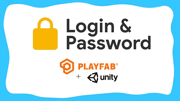 Easy login/register account system in Unity - Playfab tutorial (#6)