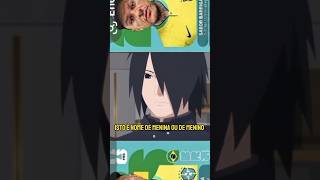 Sasuke tá de olho kkkk #boruto #sarada #sasuke #naruto