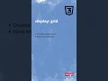 CSS Display: Grid ⁉️|#css #frontendcourse #coding #reels #shorts #data #design #frontend