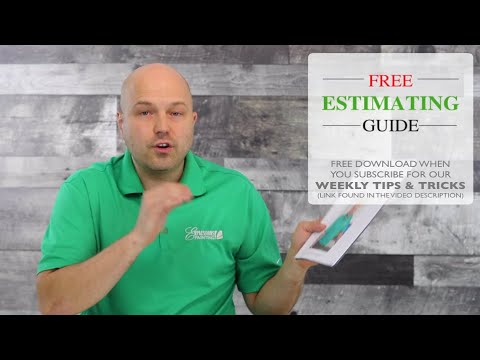 FREE Estimating Guide - YouTube
