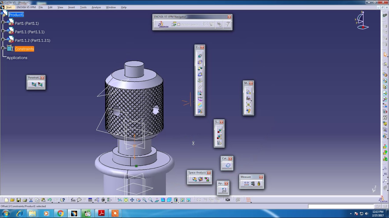 Assembly of screw jack in catia v5 YouTube