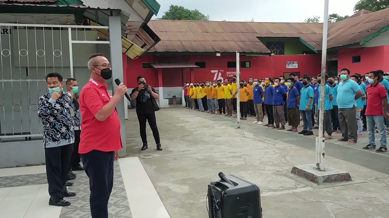 Kunjungan Direktur Pelayanan Tahanan  dan Pengelolaan Basan Baran Di Rutan Kelas IIA Kendari