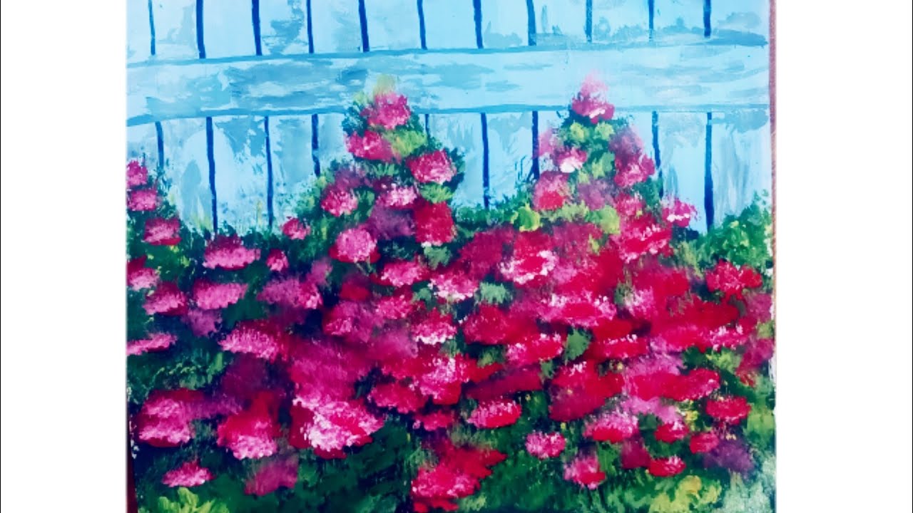 How To Paint Flowers In Acrylic Painting Painting Tutorial Easy For Maxresdefault