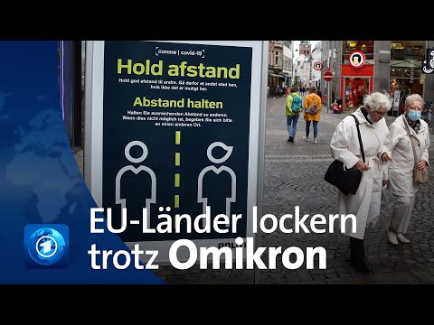 Viele europäische Länder lockern ihre Corona-Maßnahmen trotz Omikron-Welle