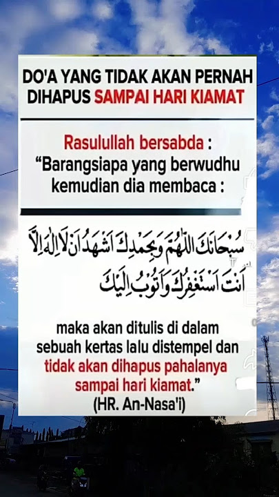 Doa yang tidak akan pernah dihapus sampai hari kiamat#shorts #monetisasi #viralvideo