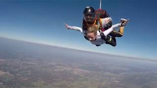 Skydiving with Daddy! Tandem skydive of Alisa Claire