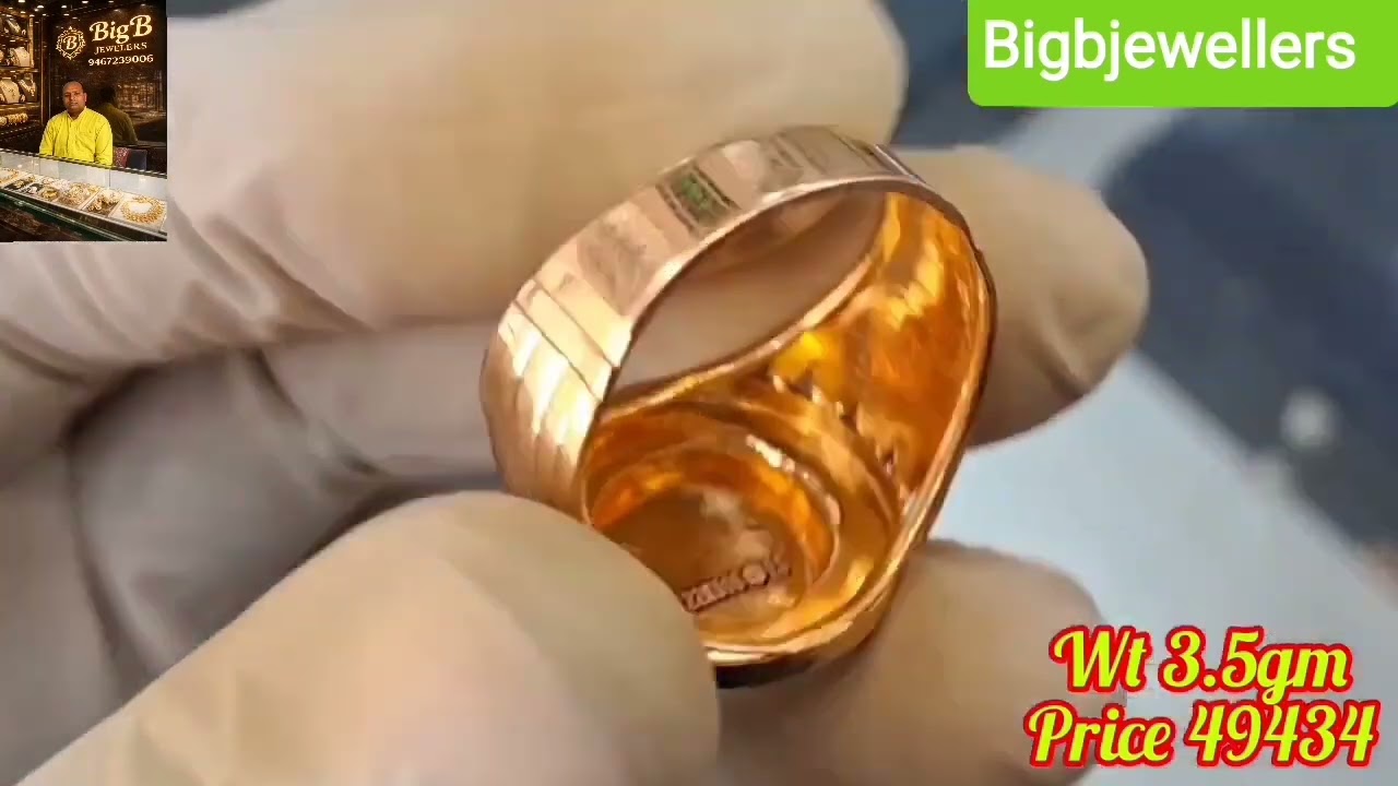 Gent's gold ring nice designs 1.5M