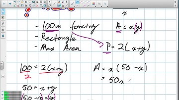 Optimizing Perimeter and Area Grade 12 Calculus and Vectors Lesson 3 3 7 16 13)
