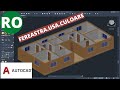 AutoCAD 3D | Ferestre, Uși pentru o Casă 3D | Colorarea materialelor