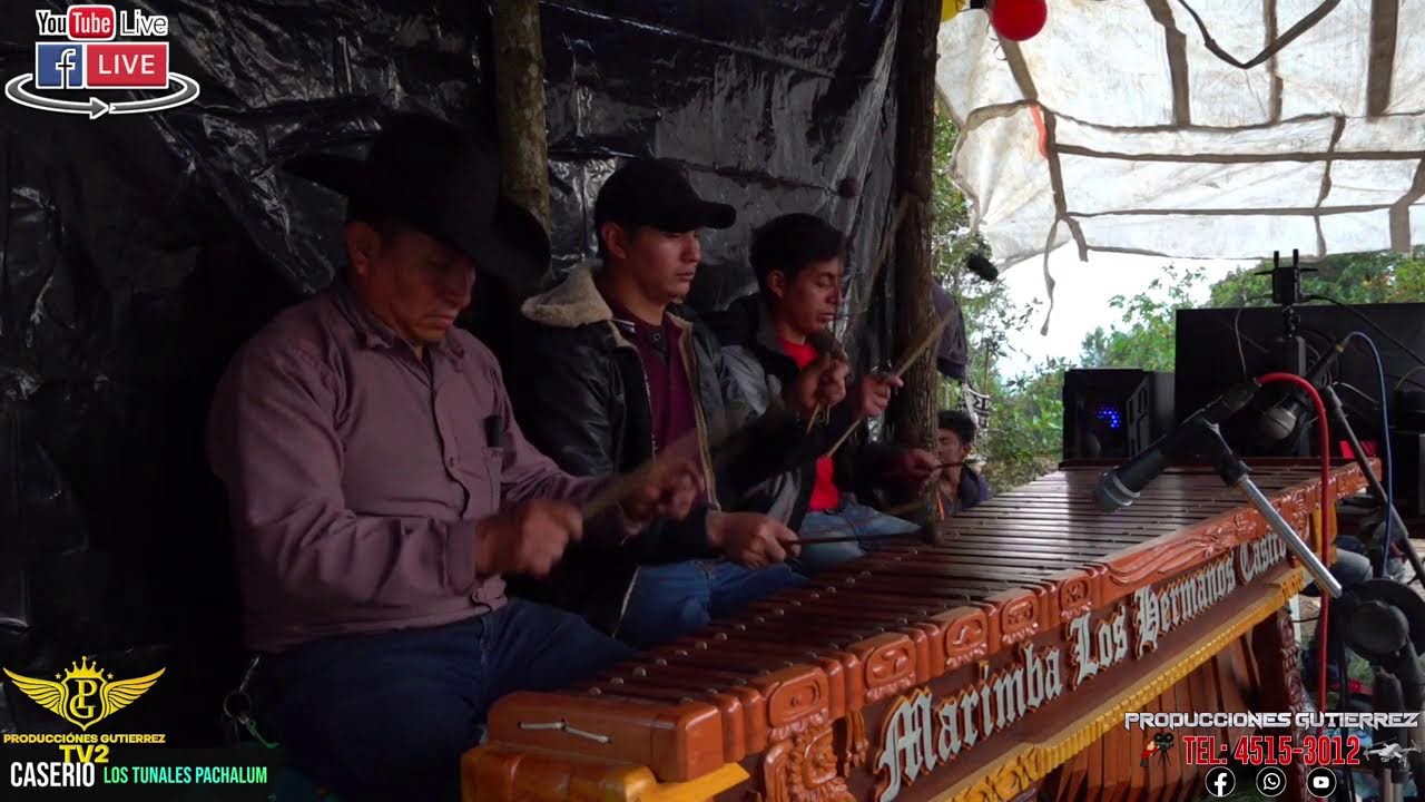 DESDE CASERIO LOS TUNALES PACHALUM CON LA MARIMBA CRIOLLA LOS HERMANOS CASTRO
