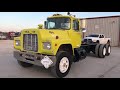 1987 MACK R688ST T/A CAB & CHASSIS E6 ENGINE