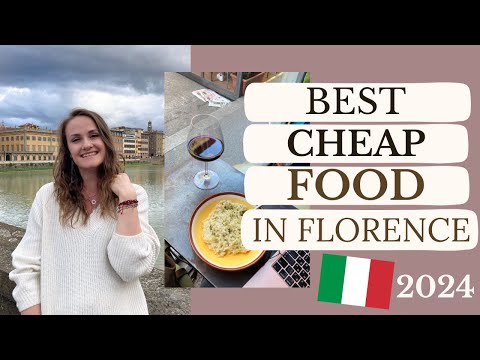 BEST CHEAP FOOD IN FLORENCE 🇮🇹: SAVE MONEY WITH STREET FOOD