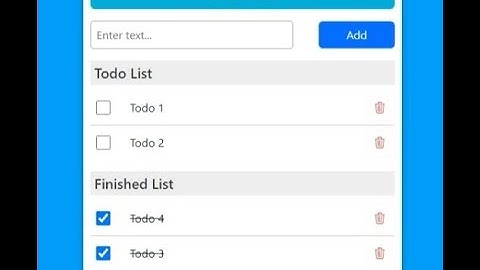 Simple Todo List with Angular