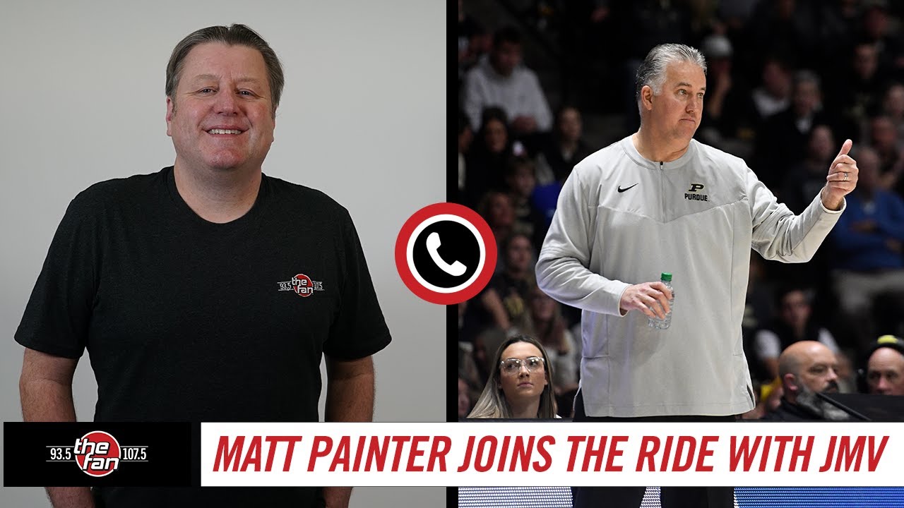 Purdue's Head Basketball Coach, Matt Painter Joined The Ride WIth JMV