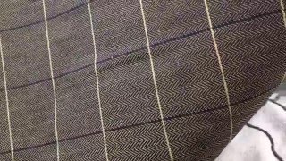 Fabricut Gentleman's Check Classic Black 54" Wide Curtain Fabric By The Yard