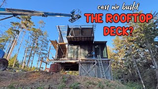 THIS IS IT! Couple Builds Epic Rooftop Deck For Container House #diy #build #home