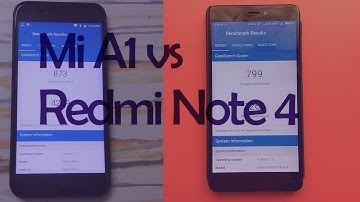 Mi A1 vs Redmi Note 4 | Speed test| Benchmark
