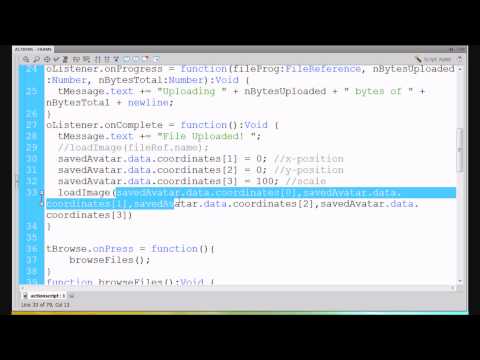 Upload Images and Saving the Data Using Flash - Part 6 (Actionscript 2.0)