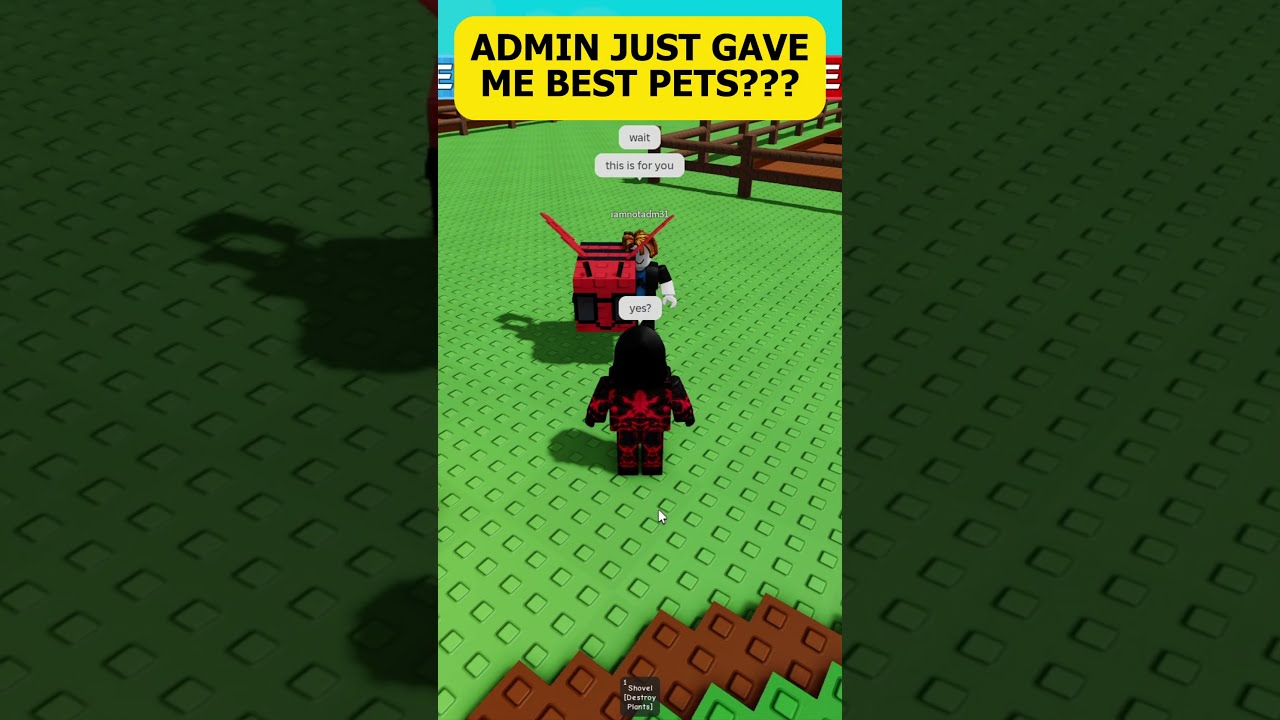 Did I Just Meet The Secret Admin In Grow A Garden 