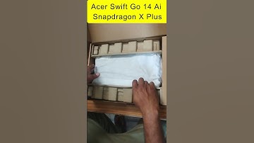 Acer swift go 14 ai snapdragon x plus unboxing