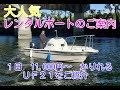 レンタルボート紹介　人気の【UF21】