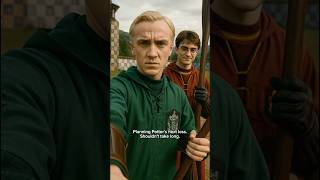 Draco Malfoy Vlogs at Hogwarts! 🪄#shorts #harrypotter #dracomalfoy #ai